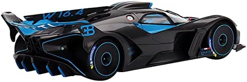 גרסת מצגת בוגאטי בוליד כחולה ושחור 1/18 מכונית דגם לפי מהירות עליונה TS0434