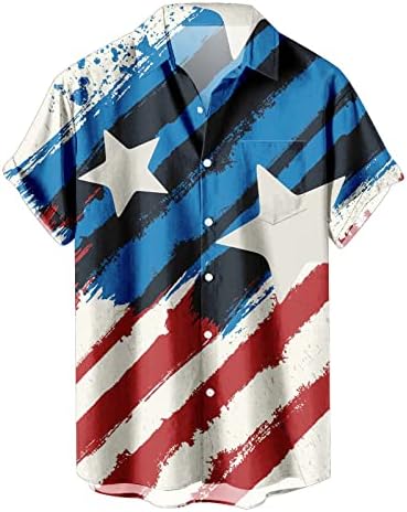 מיאשוי גברים של שרוול ארוך שכבות חולצה גברים של אמריקאי דגל פטריוטית חולצות לגברים 4 של יולי גברים של