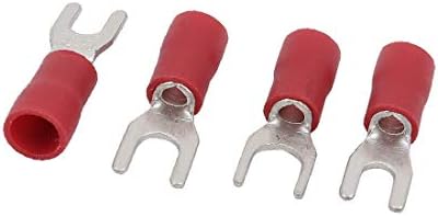 30 יחידות מראש מבודד בצורת פרסה מלחץ מסופים עבור אוג 12-10 חוט מחבר אדום (טרמינלס דה קרימפדו ופורמה