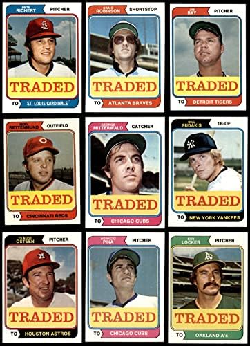 1974 TOPPS סחר בייסבול סט שלם NM+