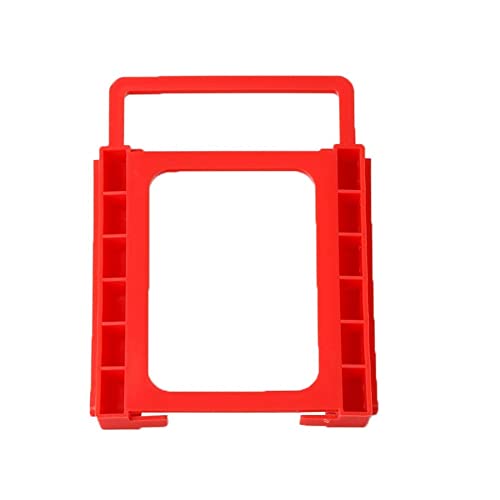 אוניברסלי 2.5 כדי 3.5 אינץ פלסטיק מתאם הרכבה סוגר כונן קשיח מחזיק אדום