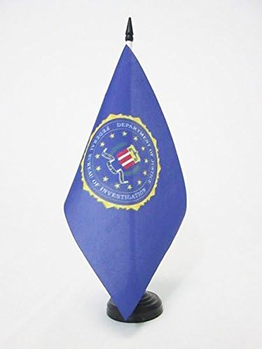 דגל AZ דגל ארצות הברית FBI דגל שולחן 5 '' x 8 '' - הלשכה הפדרלית של ארהב לחקירות דגל שולחן 21 x 14 סמ