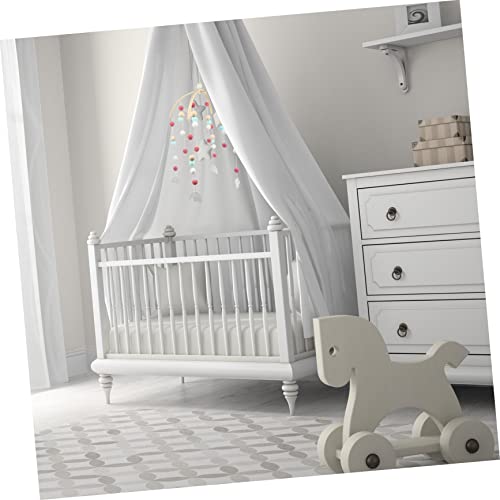 סטובוק מיטת פעמון פעמוני רוח תינוק דקור חדר ילדים דקור 1 סט תינוק נייד עבור עריסה תינוק משקל רעשן עץ