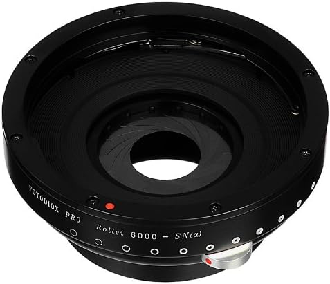Fotodiox Pro Iris עדשת העדשות הרכבה תואמת עדשות Rollei 6000 למצלמות Sony Alpha A-Mount