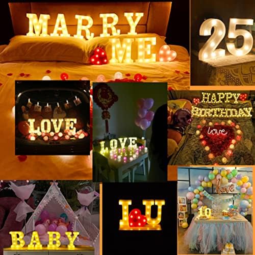 LED LED AUSAYE מספרים 2, מספרים דקורטיביים שלט אורות ללידה לעיצוב חתונה מפלגת יום הולדת למסיבת יום הולדת