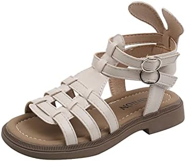 סנדלים של ילדה קטנה קיץ חיצונית סגורה סנדל קיץ רומאי לילדים נעלי קיץ נעליים פעוט נעלי שמלת נער