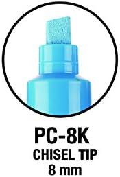 POSCA 153544856 8 ממ אזמל רחב קצה אקרילי סמן צבע מבוסס מים - צבעים שונים