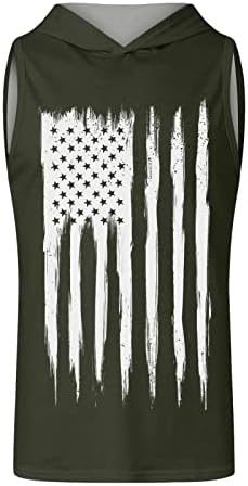 חולצת מיאשוי שרוול ארוך גברים גברים של קיץ פסטיבל יום העצמאות דיגיטלי 3 דגל הדפסת ברדס כותנה שרוול ארוך