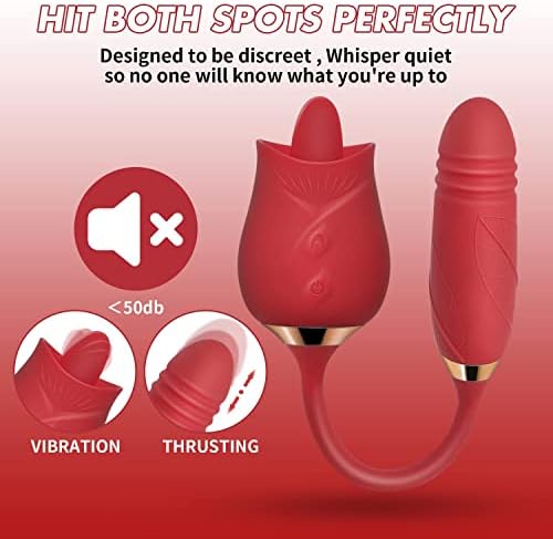 2022 צעצוע מין ורד חדש לנשים ממריץ פטמת הדגדגן G-Spot Vibrator עם 10 מצבים צעצועי מין ורדים להנאת מין