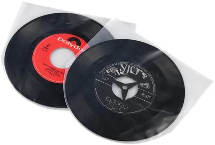 50 חבילות - Gizmogear אנטי -סטטי LP Vinyl Vinyl Protector שרוול עבור 12 רגלי ויניל סטנדרטיים 45 33 סלד