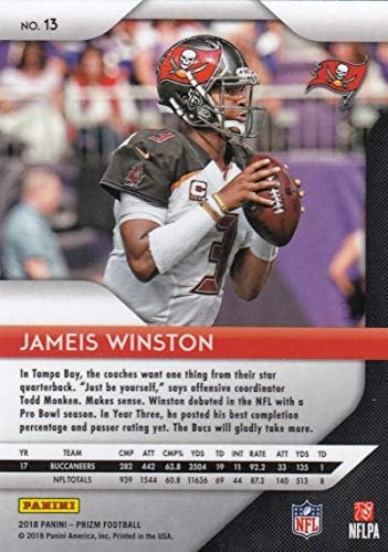 2018 Panini Prizm 13 JAMEIS WINSTON TAMPA BAY BUCCANEER