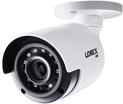 Lorex DK181-48CA 4K Ultra HD 8 מערכת אבטחה ערוצים עם 4 מצלמות 4K, איתור תנועה מתקדמת ובקרת קול בית חכם