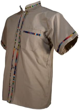 שרוול קצר של גברים מקסיקני גוויאברה חולצות מיוצרות במקסיקו, מספר צבעים