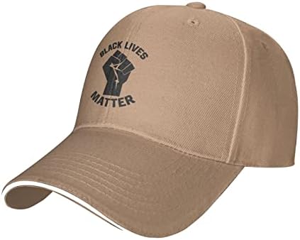 שחור חיים עניינים מבוגרים כובע בייסבול כובע אבא נקבה כובע הסנאפבק של גבר מתכוונן