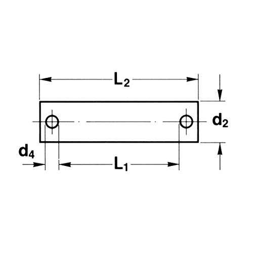 Ametric LF 502 CP LF/LL שרשרת עלים סדרתית, LL 32 22 ISO מספר, 50.8 ממ המגרש, שרוך 2x2 צלחות, 30.5 ממ