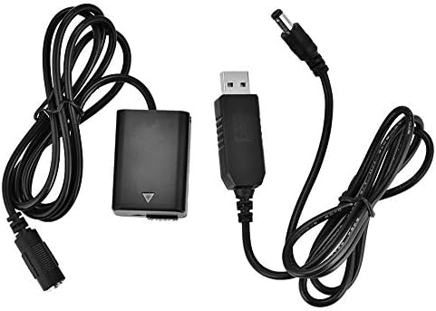 A6300 A5000 מתאם סוללות וירטואלי USB, מתאם סוללות דמה של NP FW50 לסדרת NEX 3,5,6,7, Alpha 7 Series,