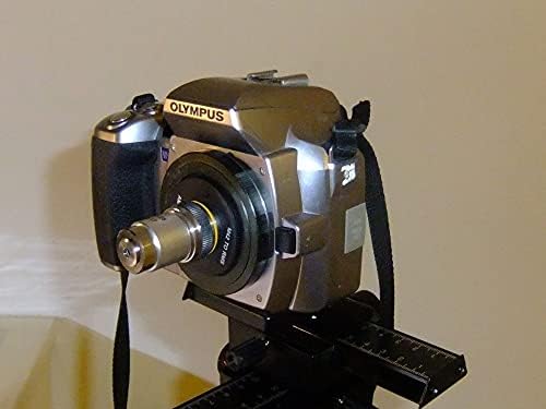 אביזרי מיקרוסקופ 20.2 מ מ למיקרוסקופ ביולוגי, 42 עד 400 מ מ אלומיניום מתאם טבעת הר על מצלמה דיגיטלית