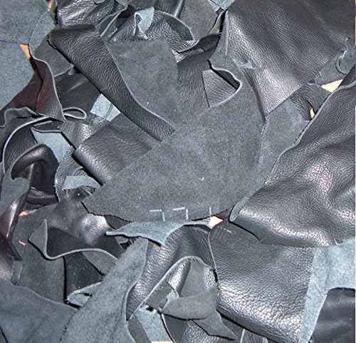שאריות קנה - עור 2 קילו מחיתוך בגדים בעיקר צבע שחור, 2 קילוגרם.