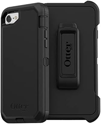 מקרה Otterbox Defender Series לאייפון SE ו- iPhone 8/7 - אריזה קמעונאית - שחור