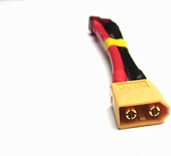 פלר Q XT60 מחבר זכר לדיקנים זכר 12 AWG Connector RC מתאם