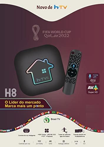 2023 HTV H8 BRAZIL HTV8 Android 11 תומך ב- Wi-Fi 2.4GHz 5GHz ו- Alexa