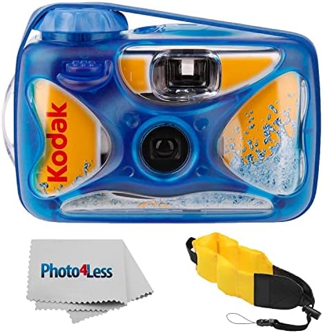 Kodak Sport Sport עמיד למים במצלמה יחידה עם רצועה צפה ובד