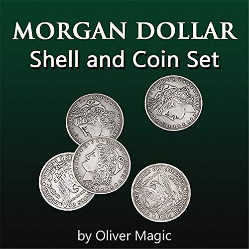 פגז ומטבע של מורגן קסם מטבעות מטבעות מטבעות אשליות קסם מטבעות מטבע