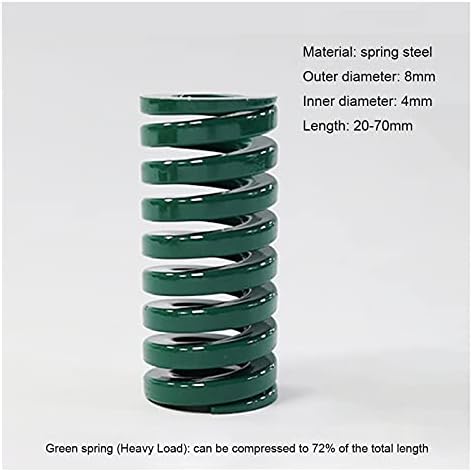 קפיצי דחיסה מתאימים לרוב התיקון I 1 עובש ירוק קפיץ דחיסת חותמת למות קפיץ כבד קוטר חיצוני 8 ממ x קוטר