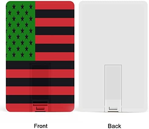 דגל אפריקני אמריקאי כונן פלאש כונן אשראי עיצוב כרטיסי USB כונן הבזק כונן זיכרון מותאם אישית מפתח 32