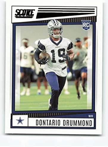 2022 ציון 399 DONTARIO DRUMMOND RC טירון דאלאס קאובויס כדורגל NFL