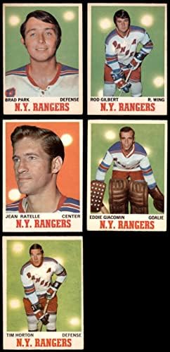 1970-71 O-Pee-Chee New York Rangers Team Set New York Rangers-Hockey VG Rangers-הוקי