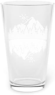 בירה כוס ליטר 16 עוז מכתש אגם הר נדודים קמפינג 16 עוז