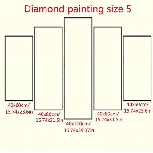 ערכות ציור יהלומים גדולות עשה זאת בעצמך 5 ד ' למבוגרים תרגיל מרובע מלא ציור רקמת יהלומים לפי מספר ערכת