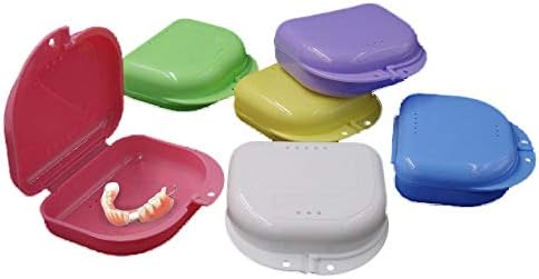 אחסון מכשירים דנטו מיכל אמבטיה קופסאות תיבות תיבות שיניים שווא שיניים טיפול במגשי הלבנת שיניים